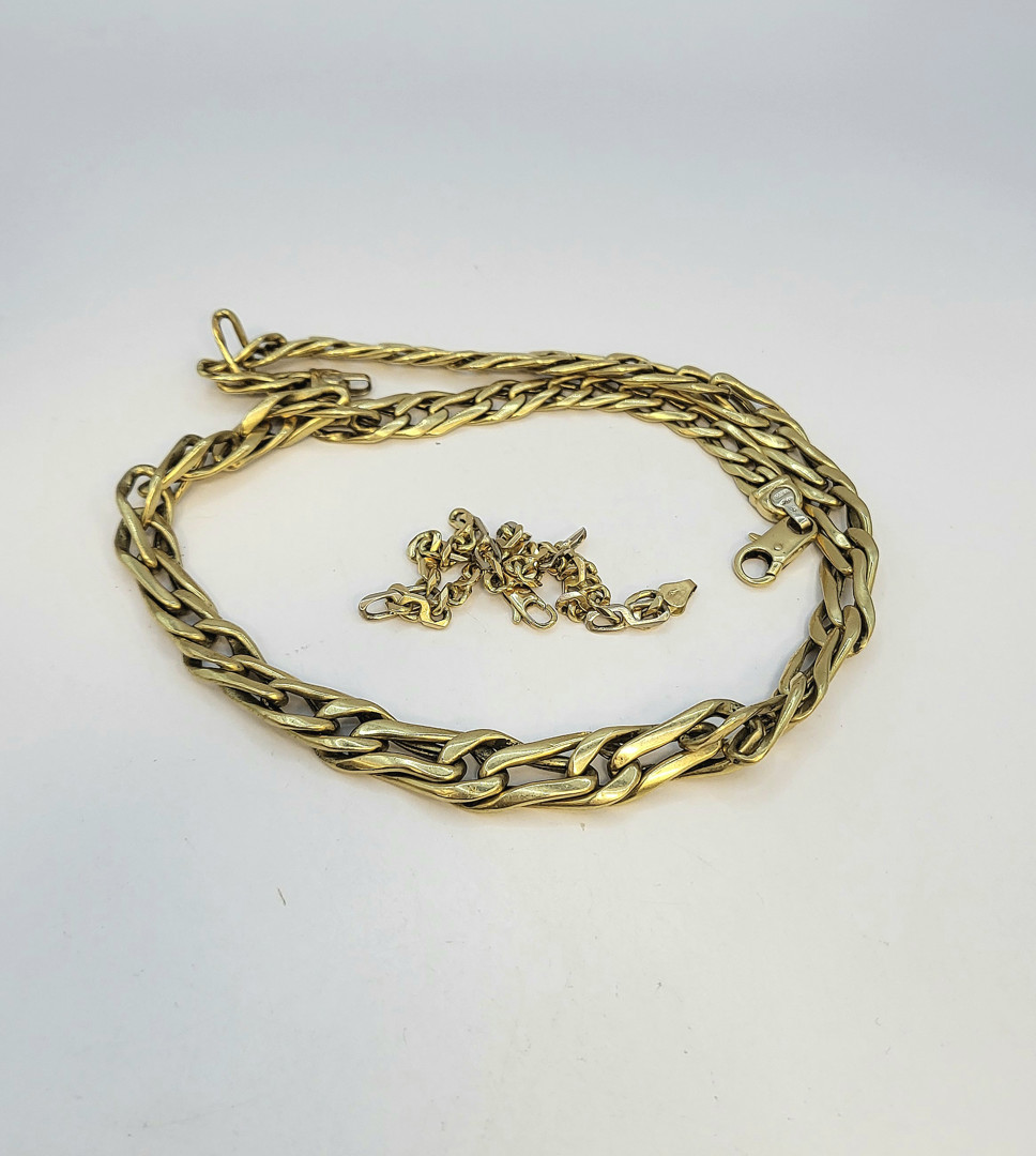 Collana e braccialetto oro