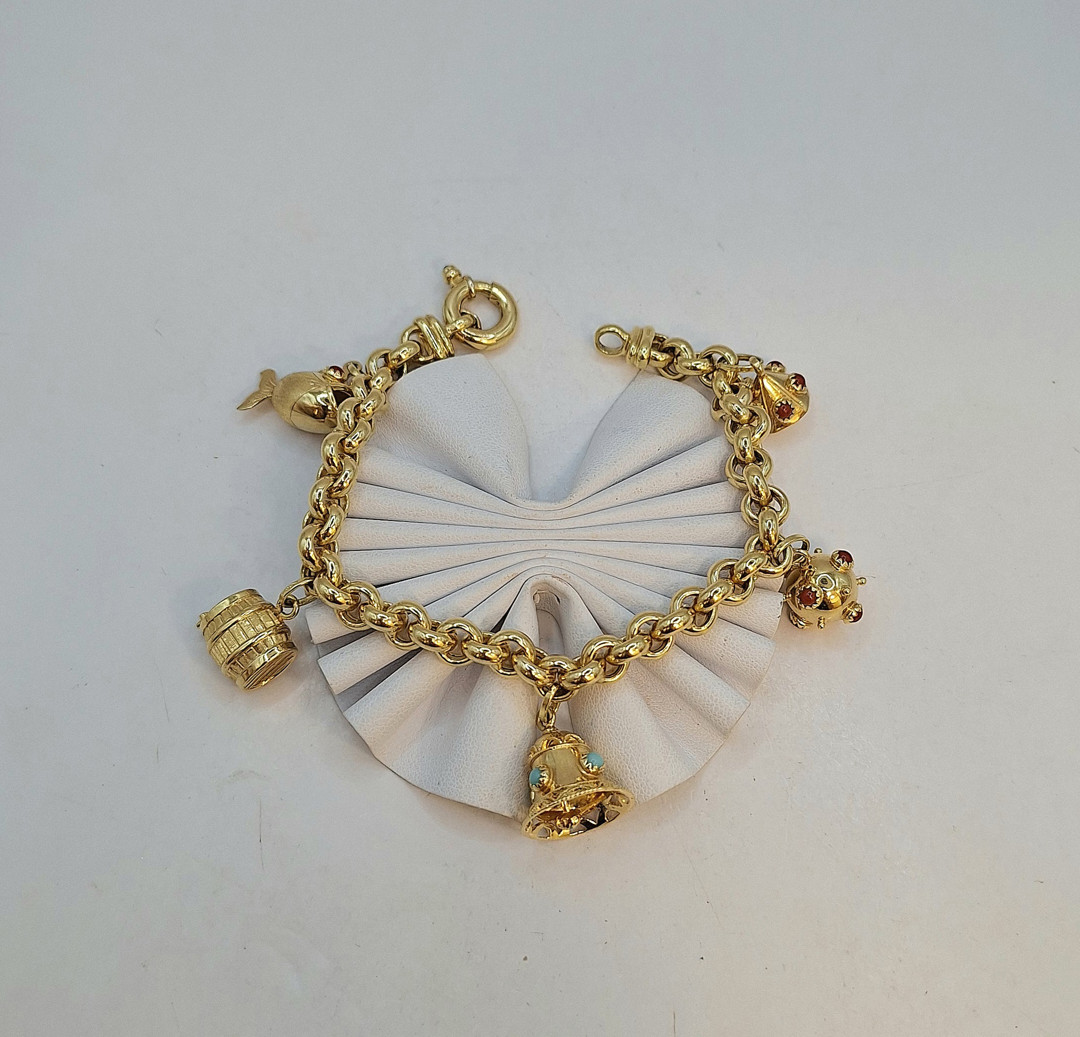 Bracciale oro pietre