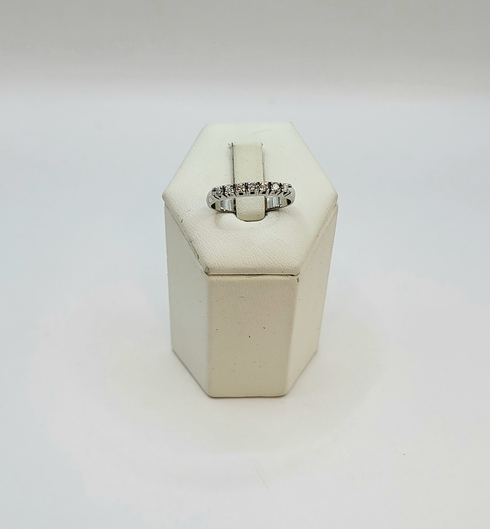 Anello oro diamantini