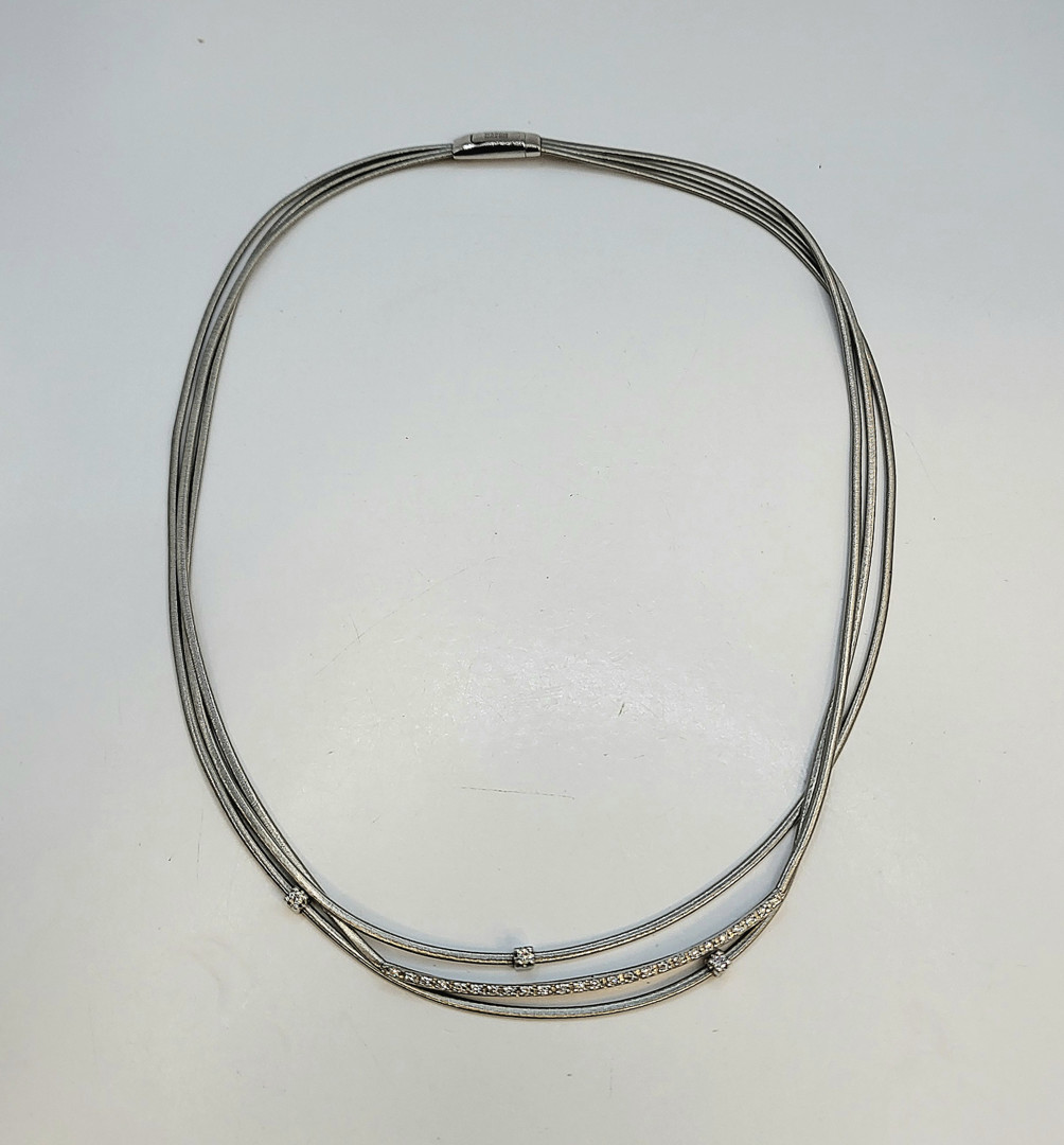 Collana oro diamantini a firma Marco Bicego