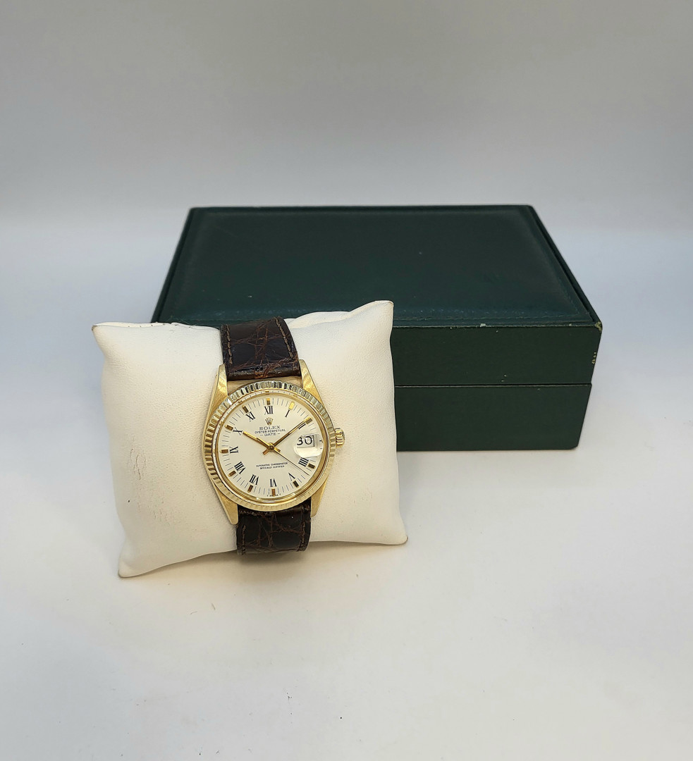 Orologio Rolex Oyster Perpetual Date oro 