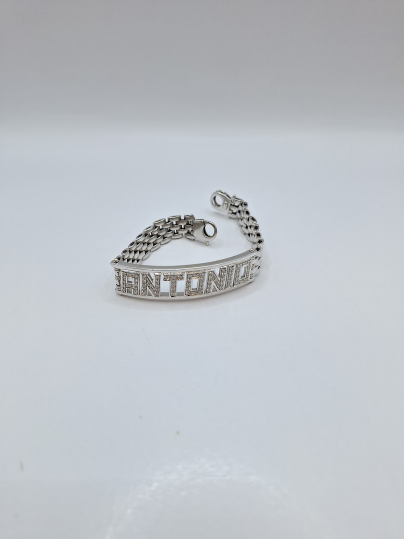 Bracciale oro diamantini 