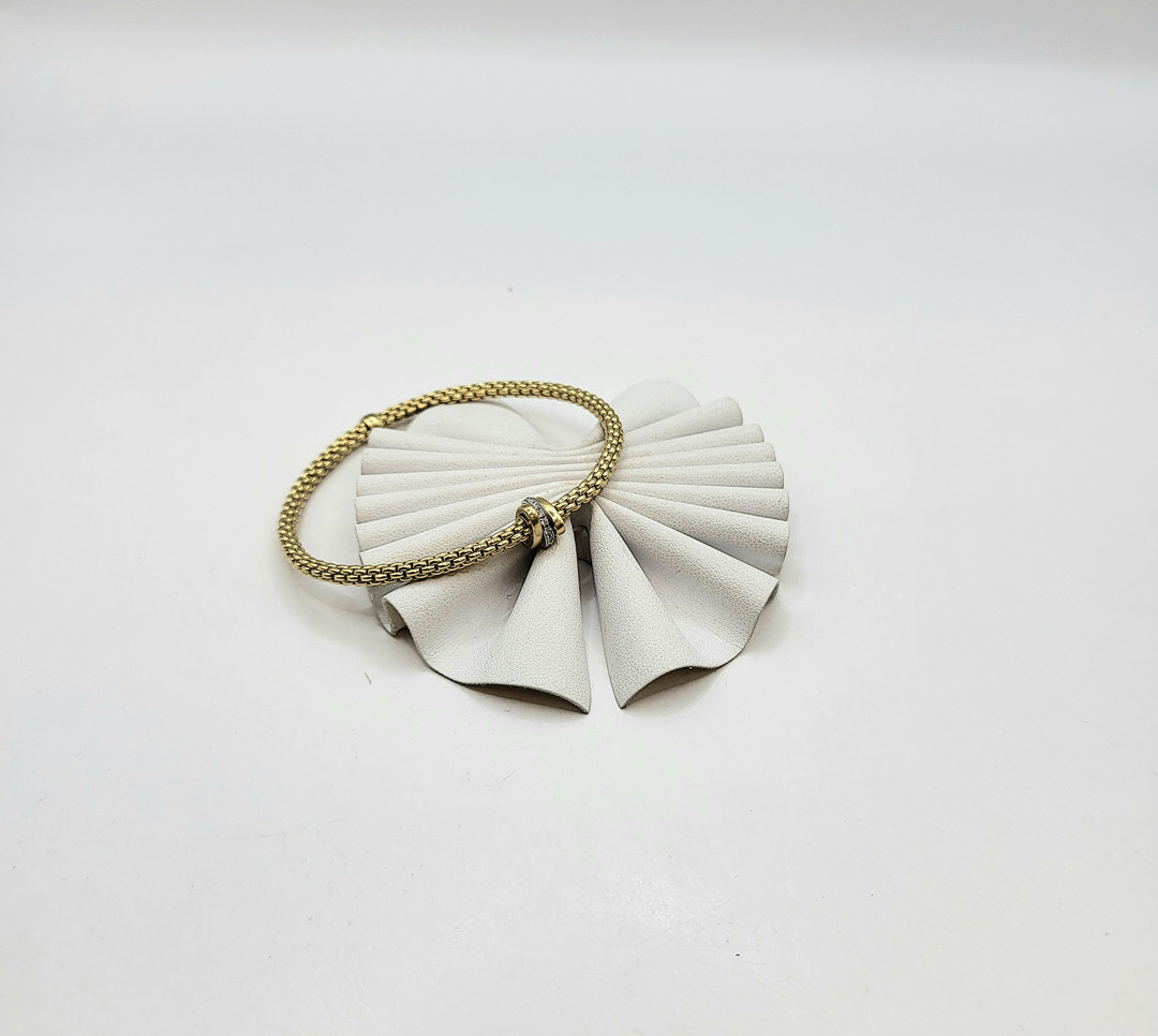 Bracciale a firma Fope oro diamanti
