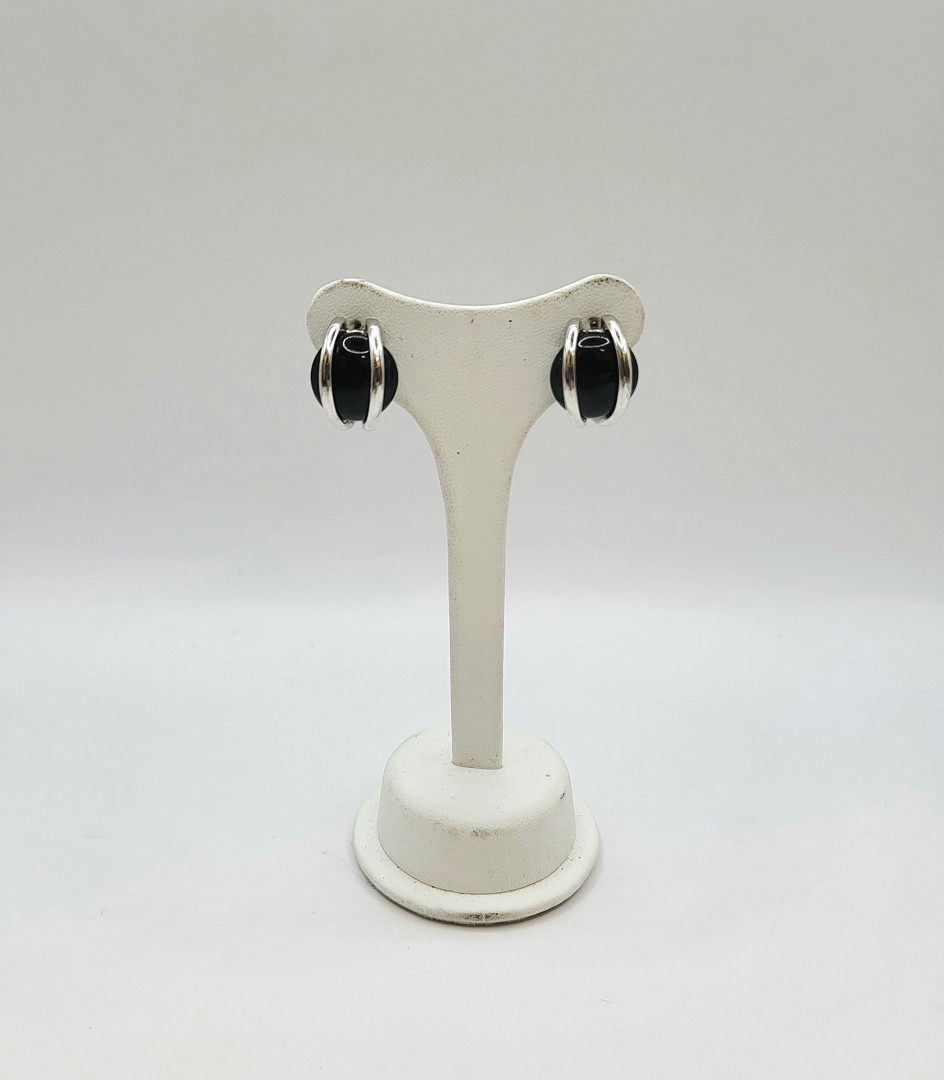 Paio orecchini oro pietre