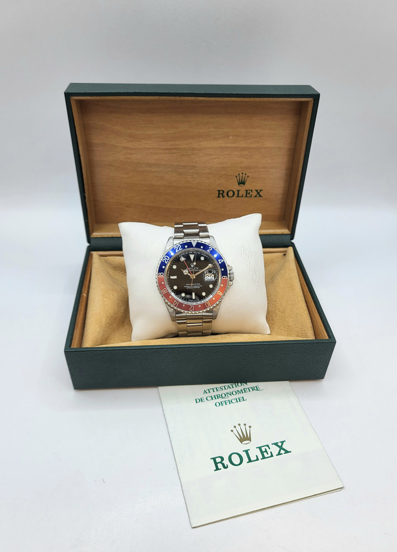 Orologio Rolex GMT Master II acciaio 