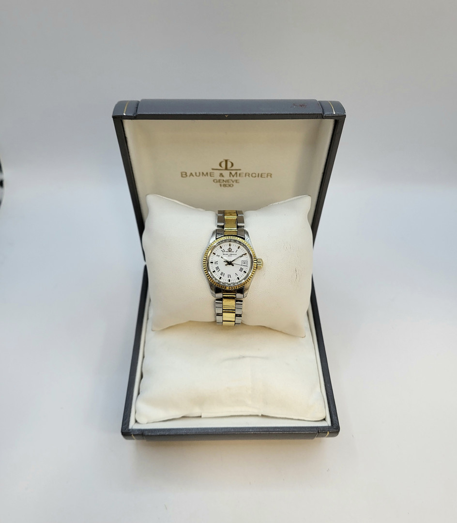 Orologio acciaio Baume & Mercier con scatola a corredo