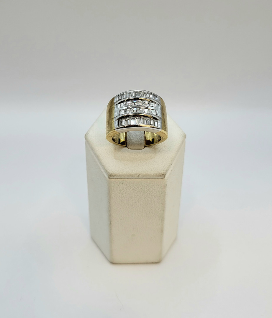 Anello oro diamanti