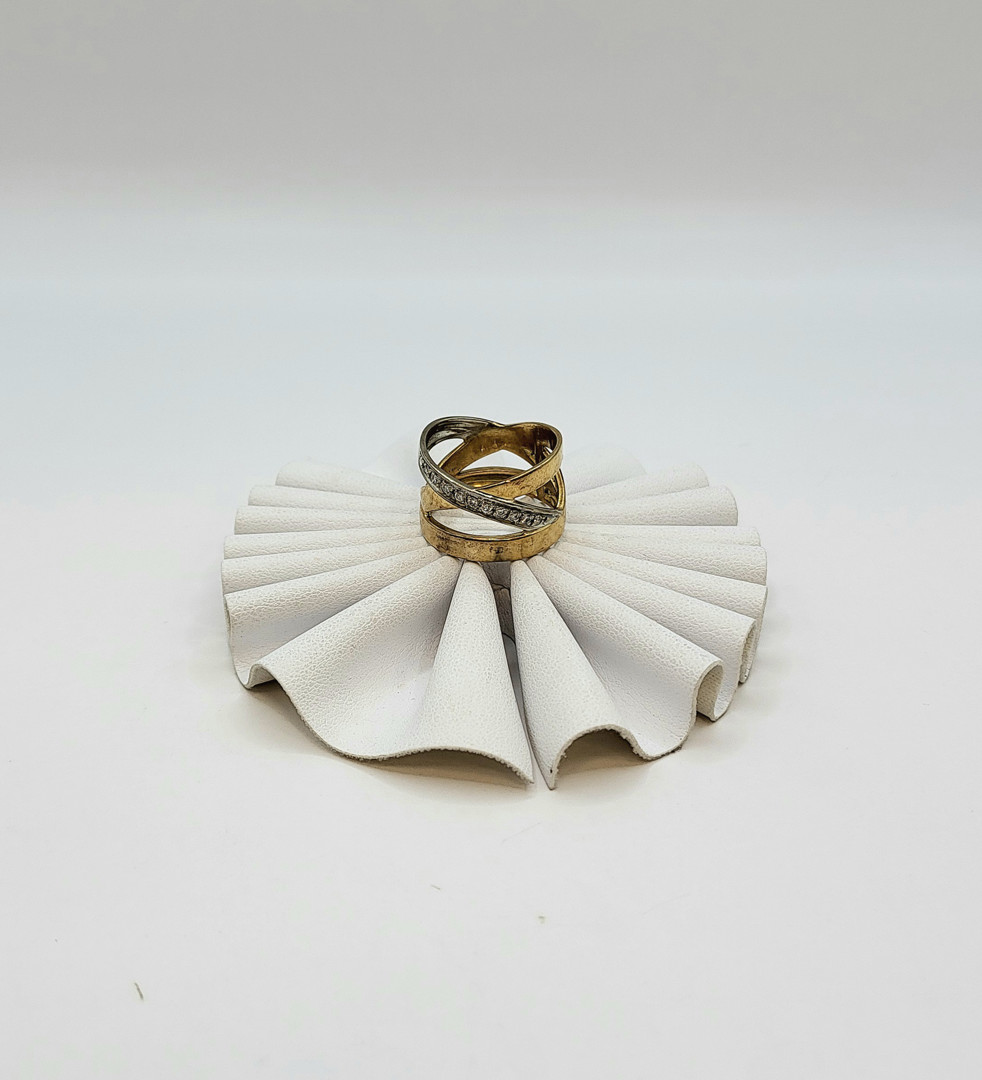 Anello oro diamanti