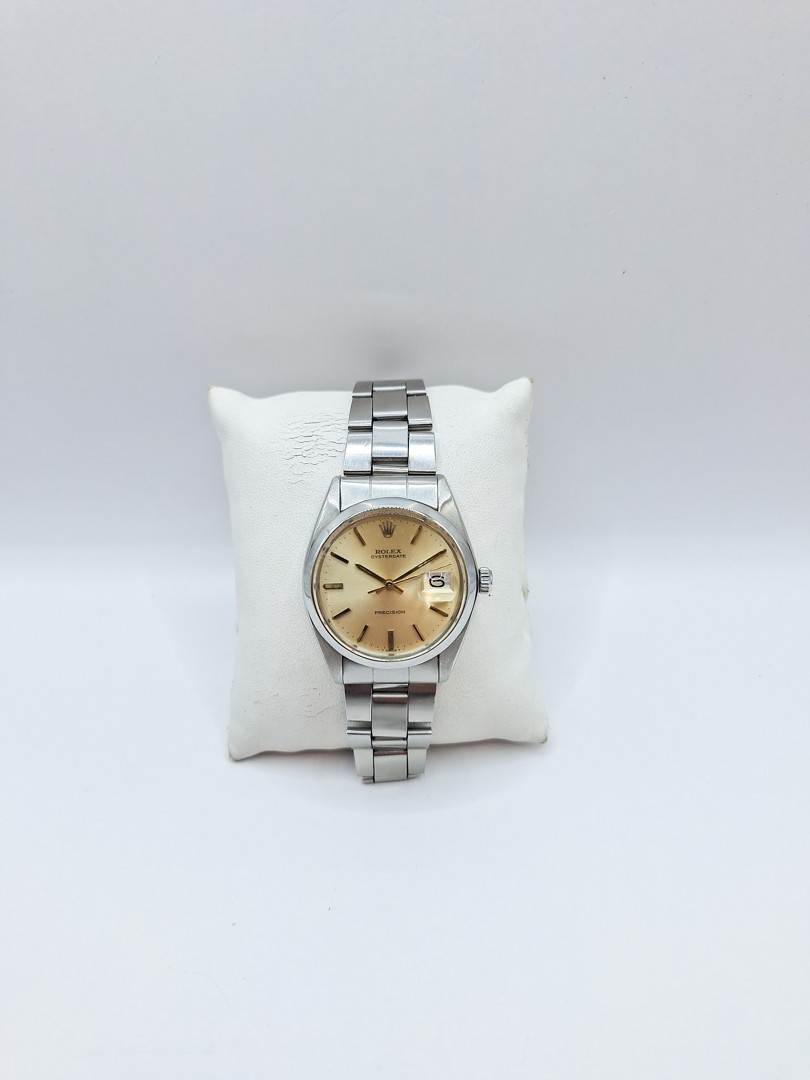 Orologio acciaio Rolex Oysterdate Precision