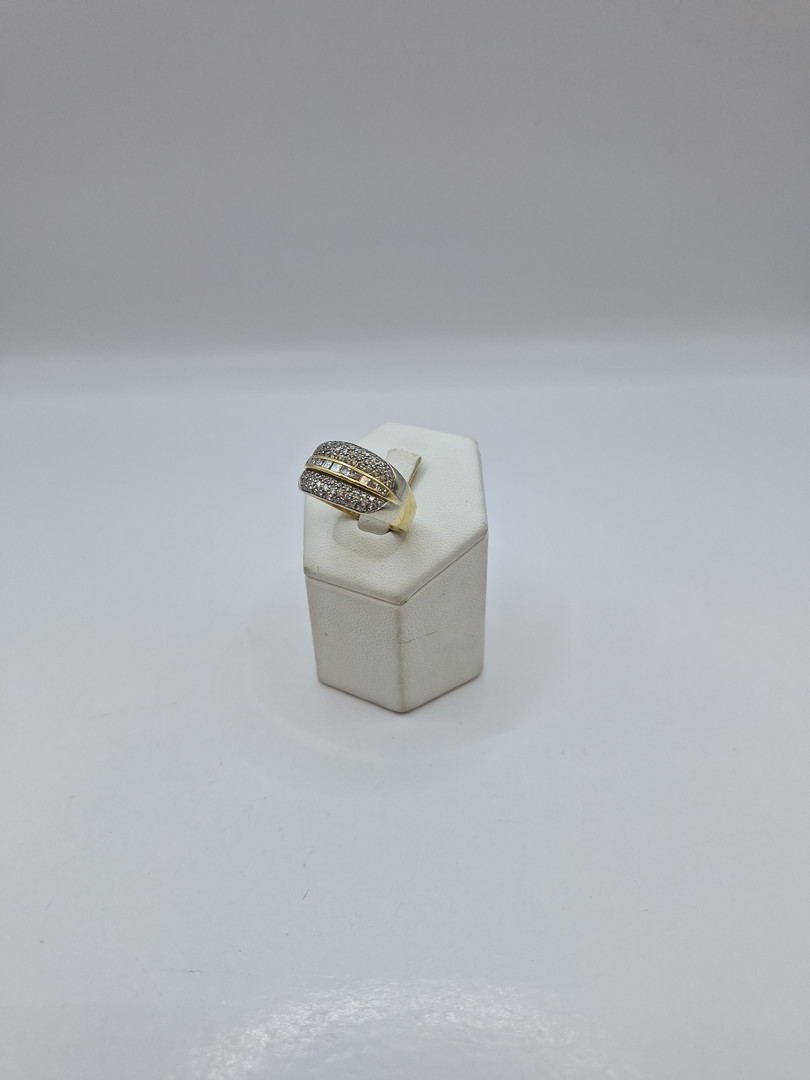 Anello oro diamanti