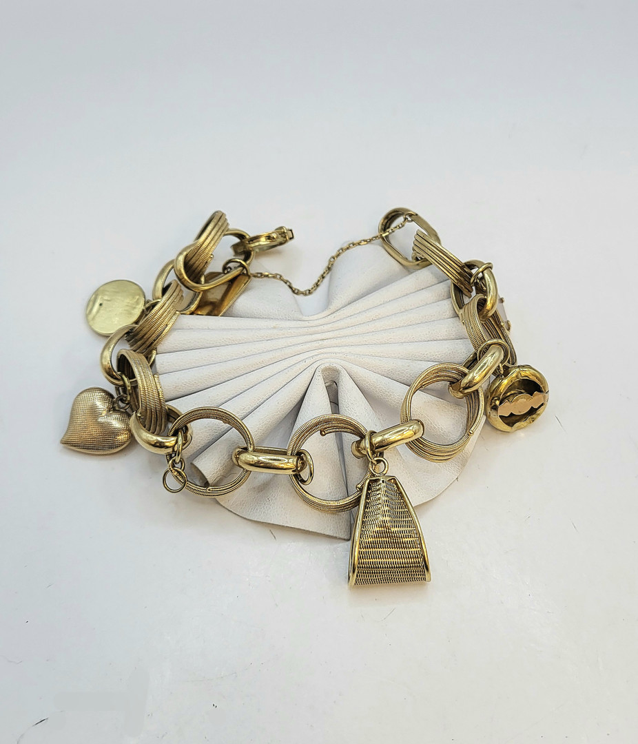 Bracciale oro pietre