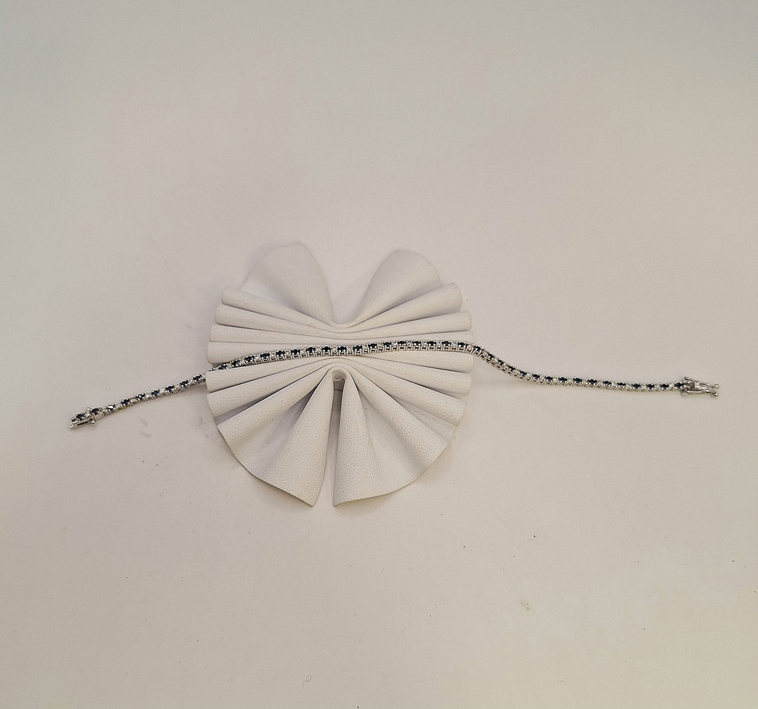 Bracciale oro pietre e diamantini 