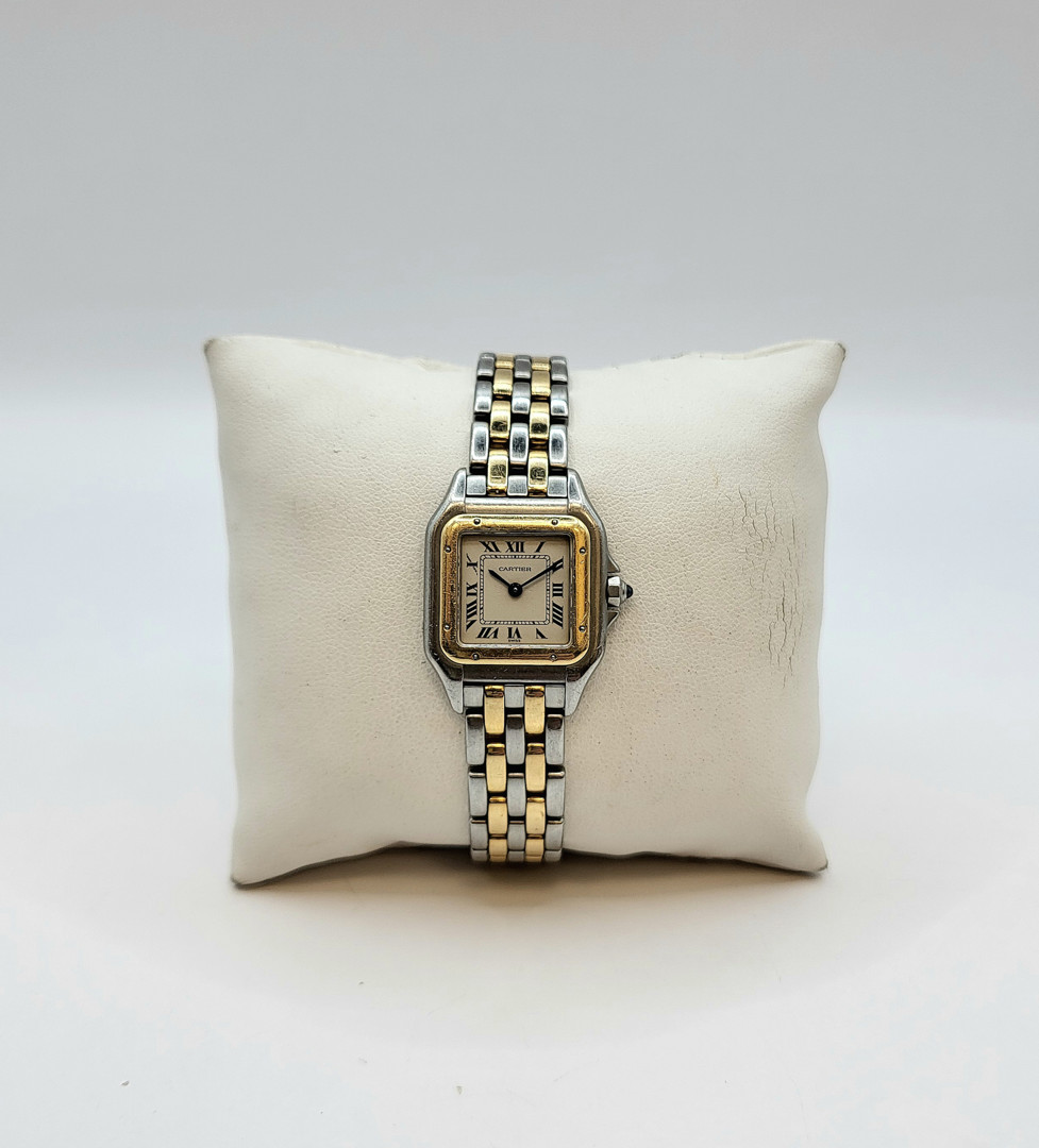 Orologio Cartier Panthère acciaio e oro