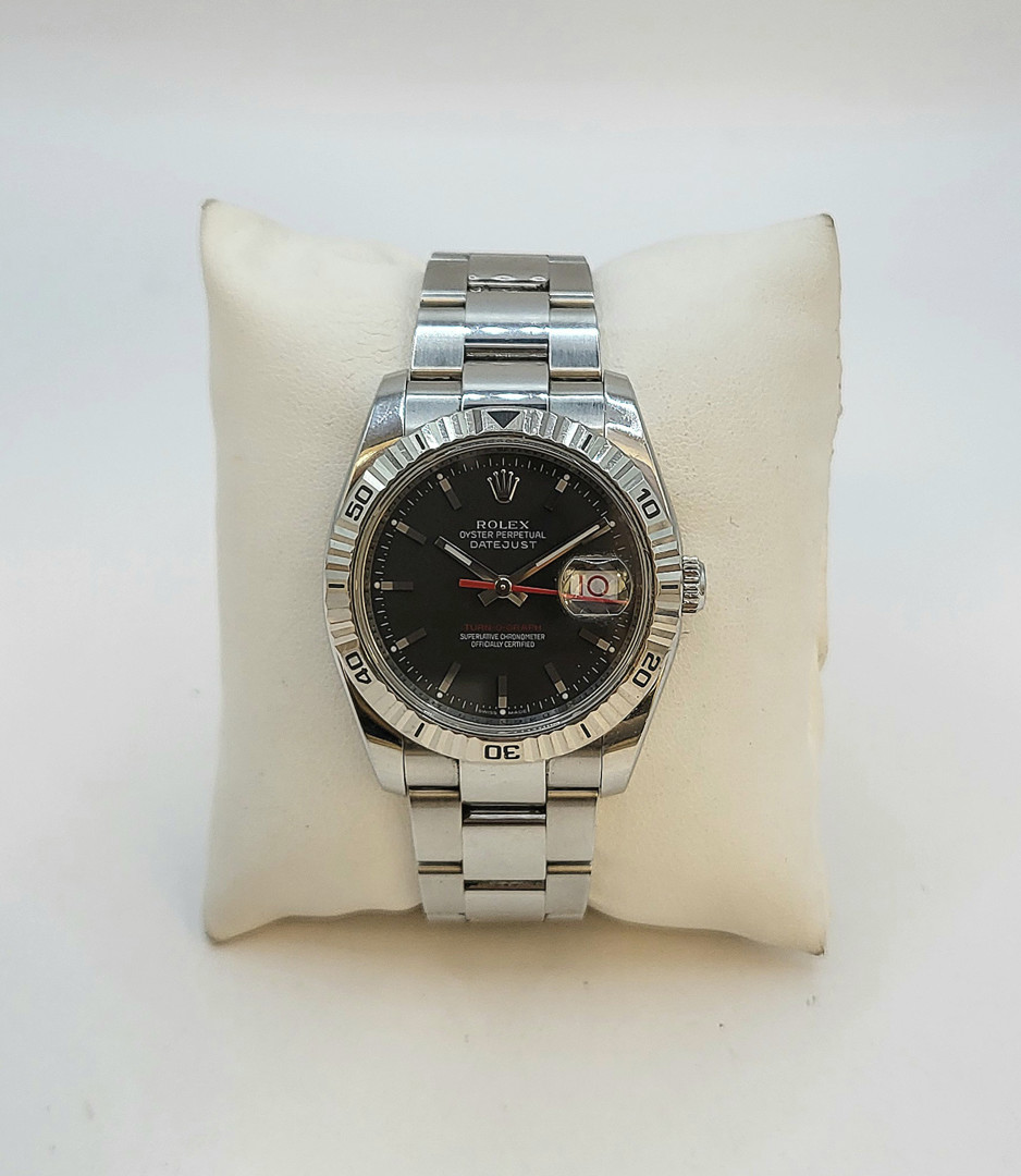 Orologio acciaio Rolex Datejust Turn-O-Graph