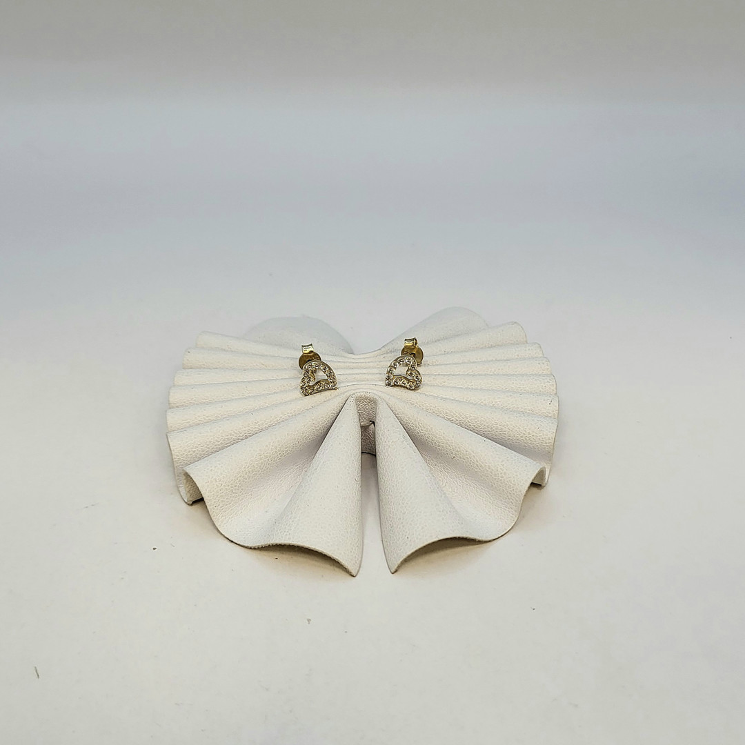 Paio orecchini oro pietre