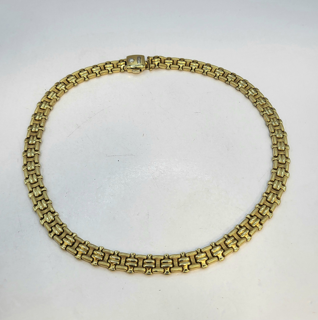 Girocollo a firma Chimento oro diamantino