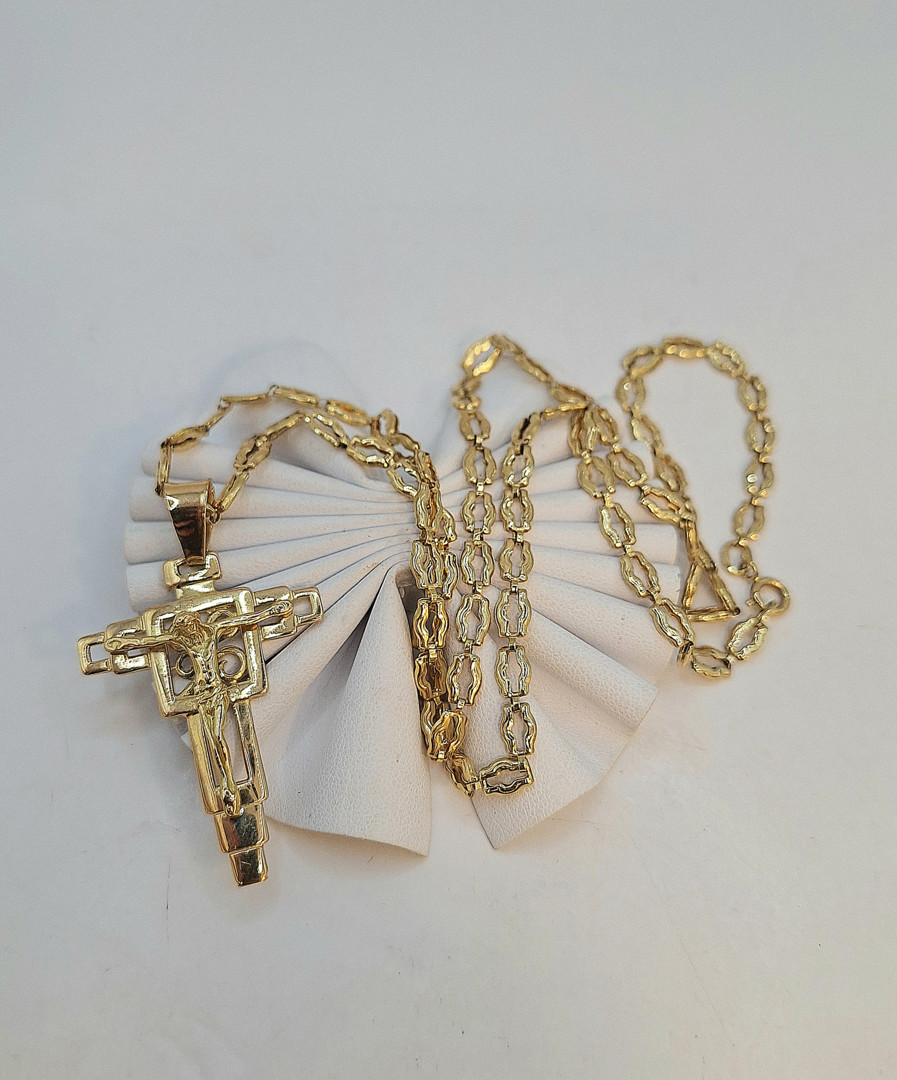 Collana croce oro 