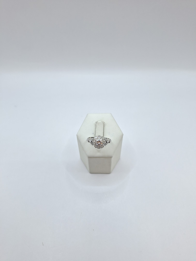 Anello oro diamante diamantini