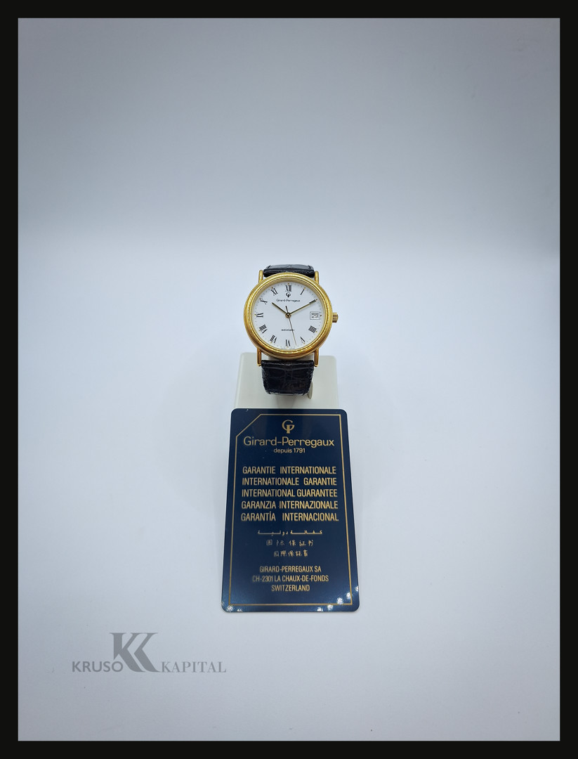 Orologio oro girard-perregaux con garanzia a corredo