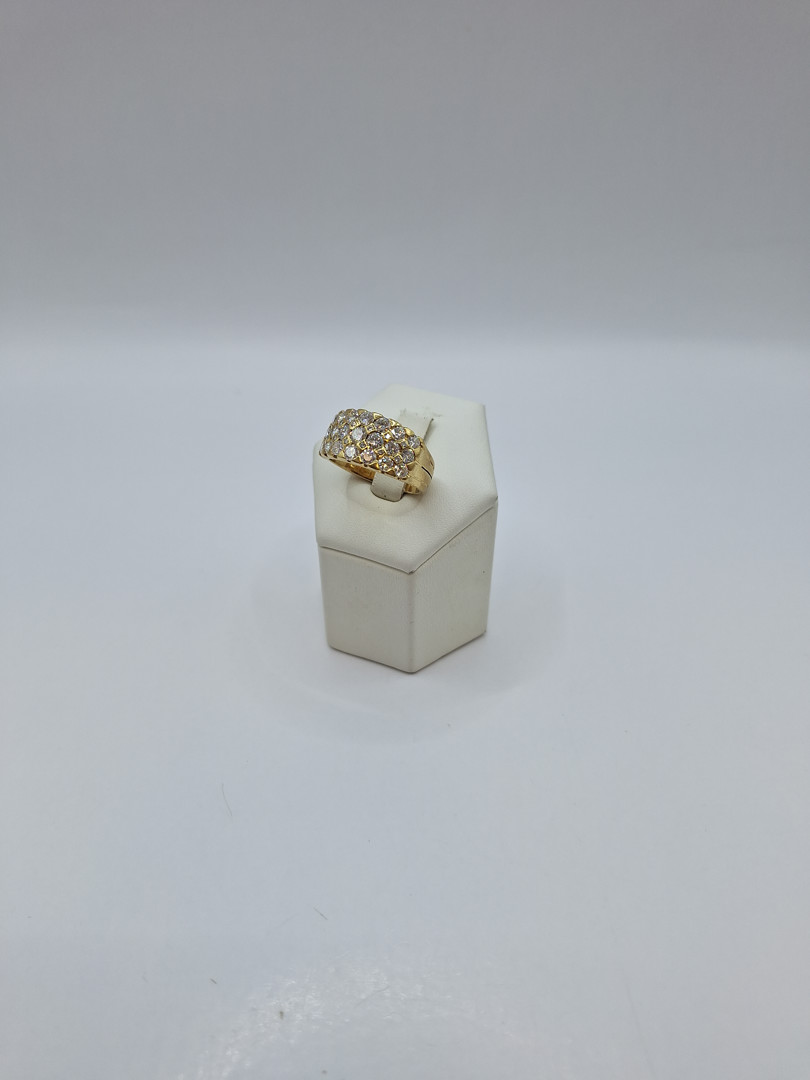 Anello oro diamanti 