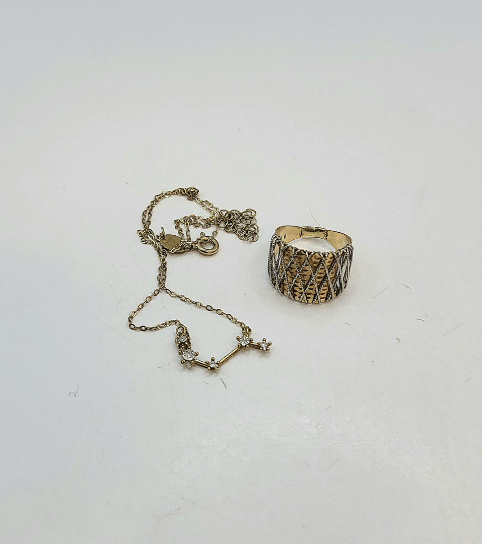Anello e collana oro 