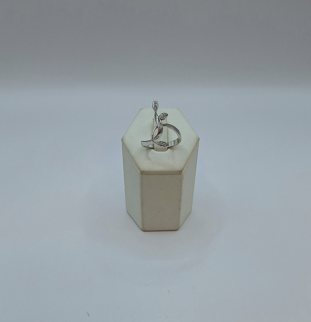 Anello oro diamantini