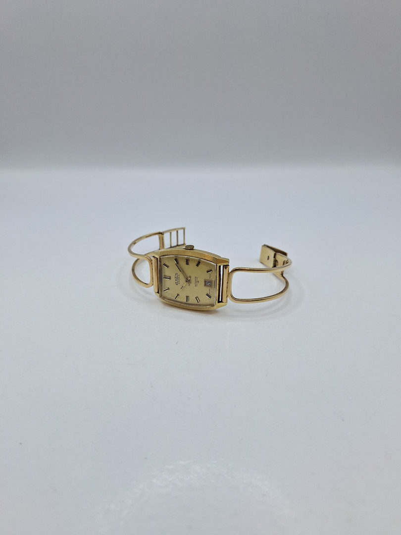 Bracciale con orologio oro