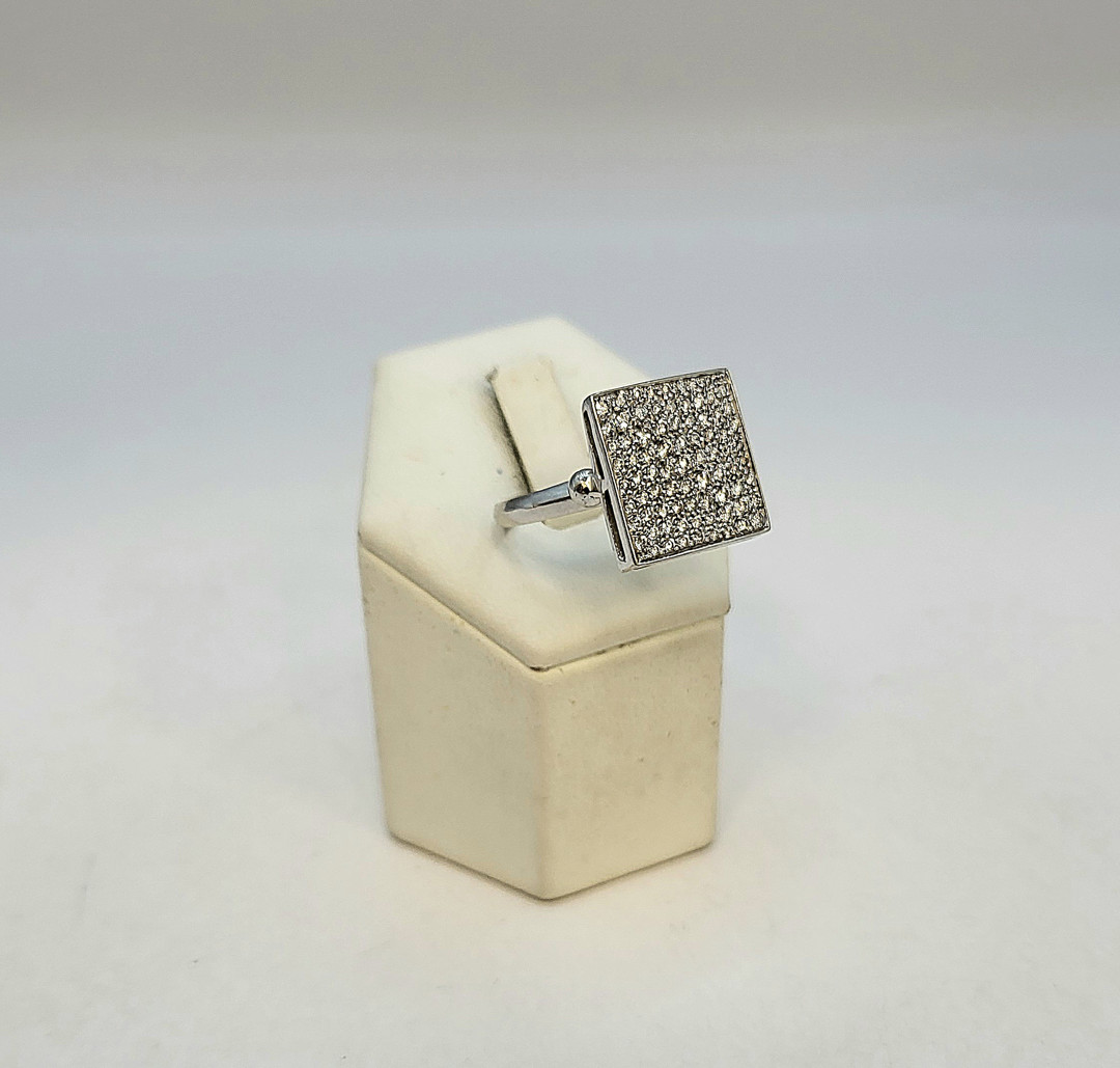 Anello oro diamantini