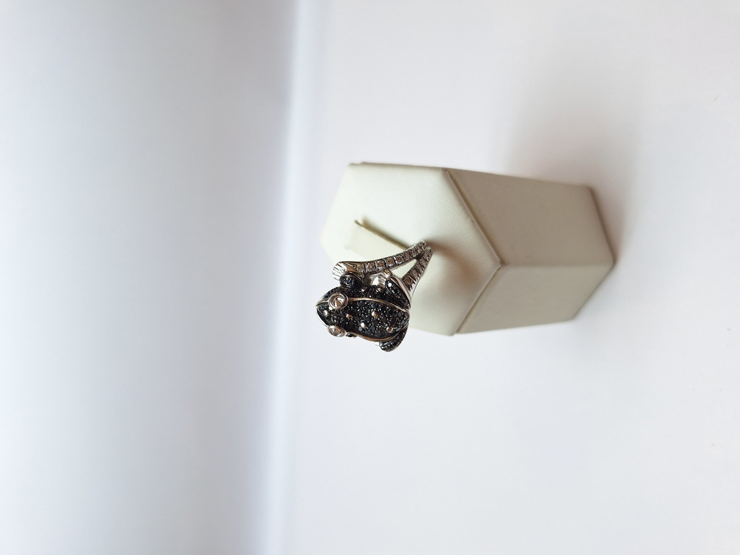 Anello oro diamanti