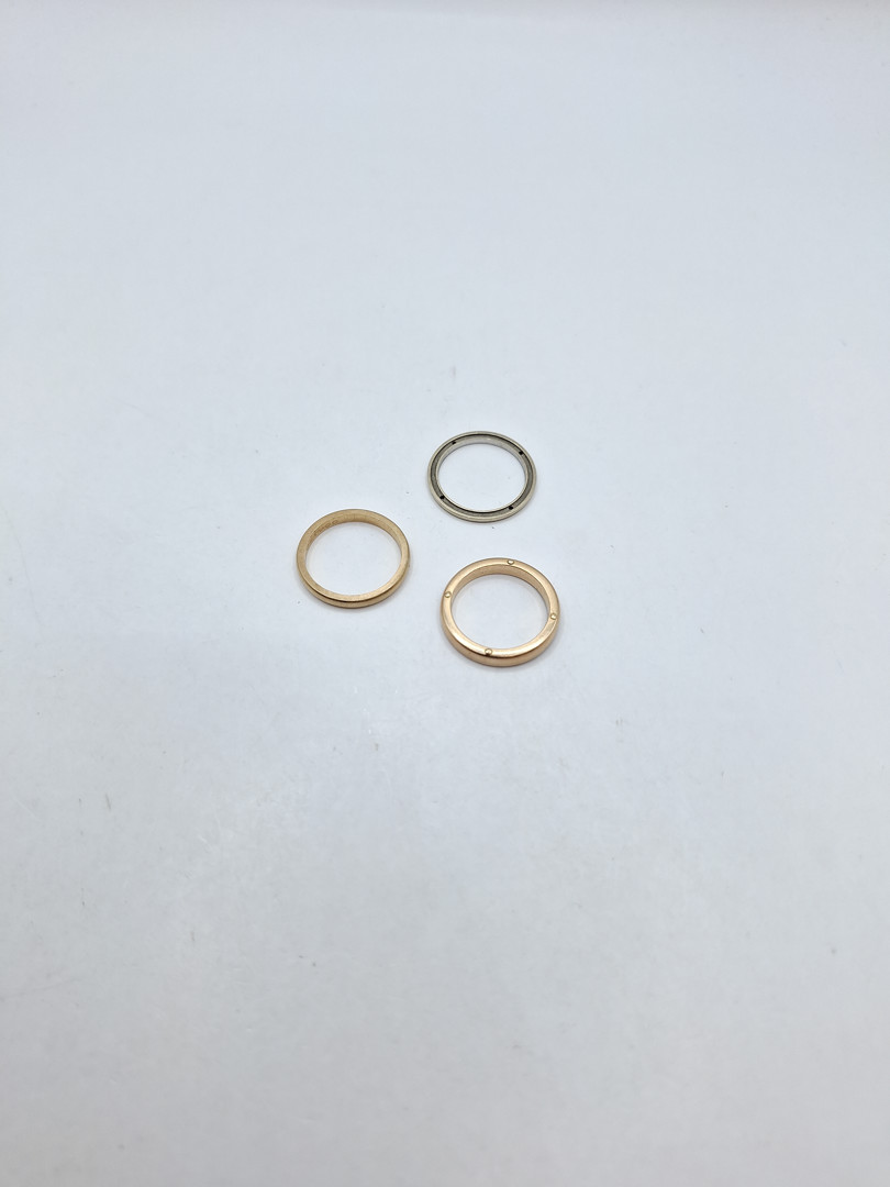 Tre anelli oro 