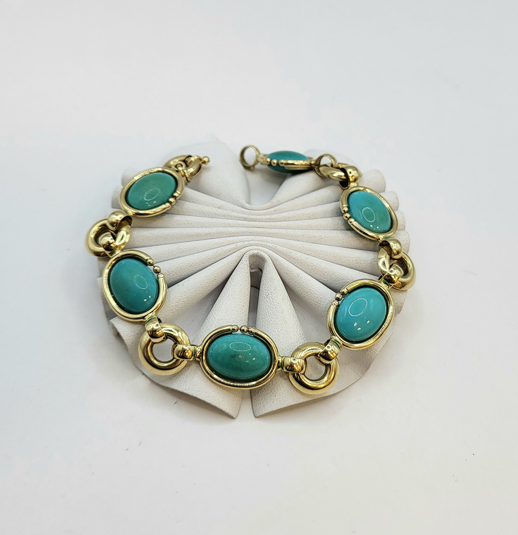 Bracciale oro pietre