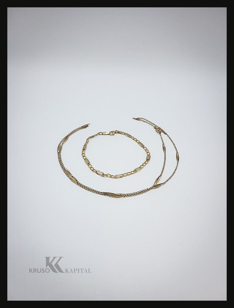 Collana e bracciale oro 