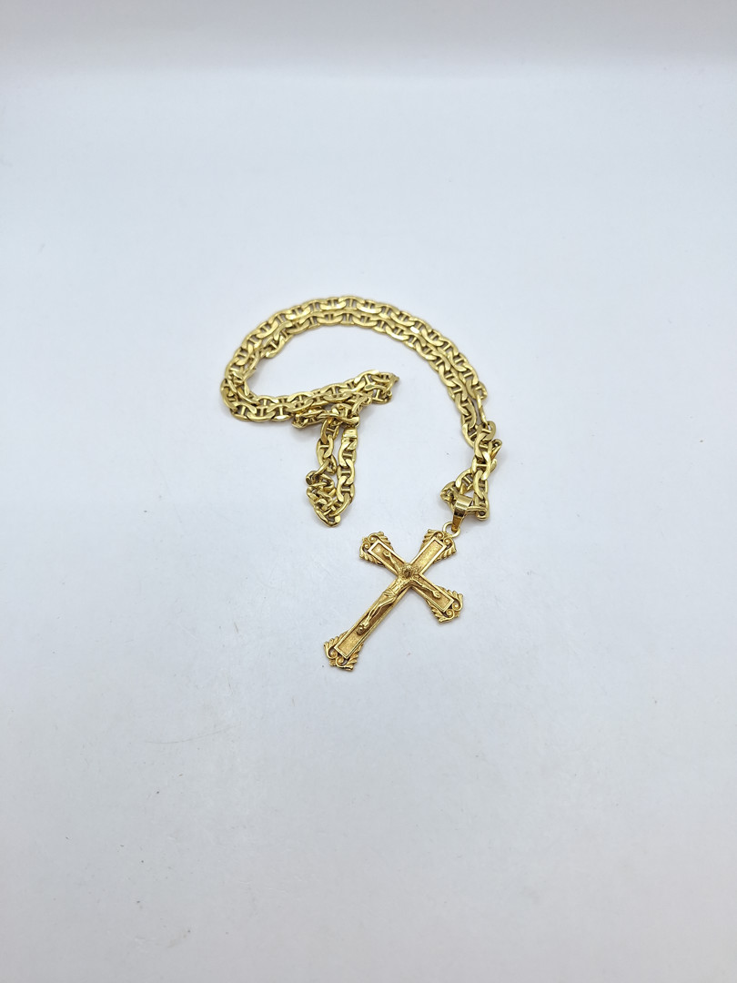 Collana croce oro