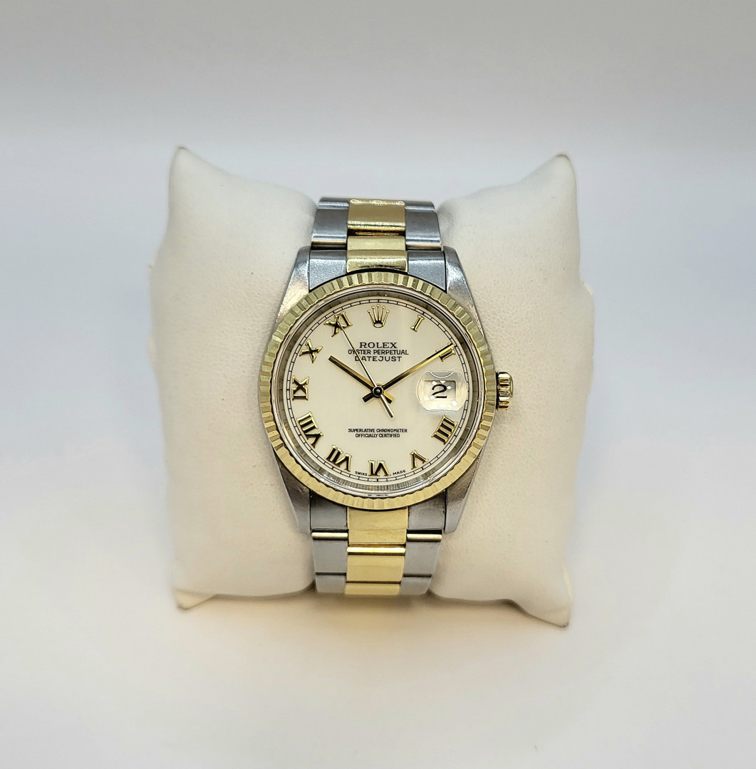 Orologio acciaio e oro Rolex Datejust