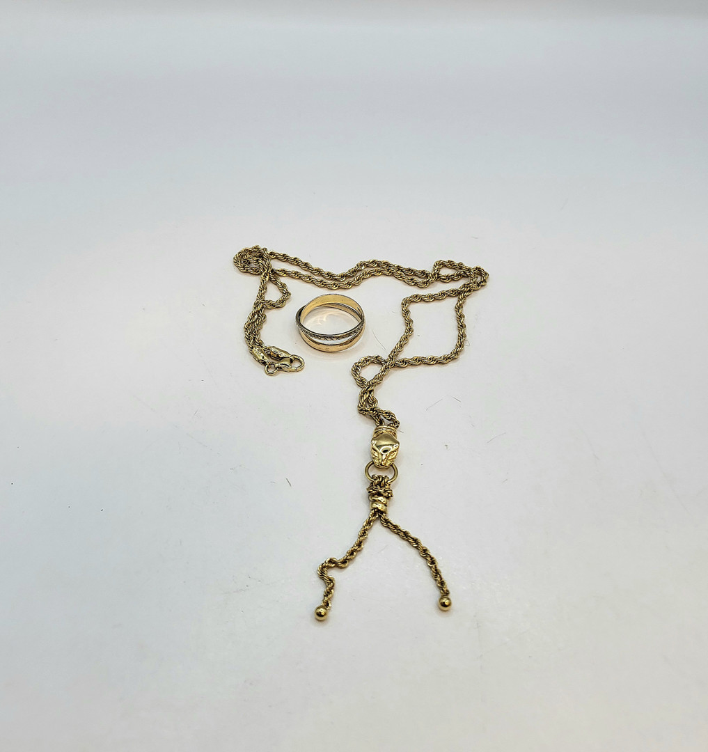 Anello e collana oro 