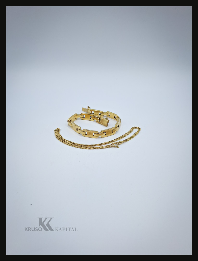 Bracciale e collana oro 