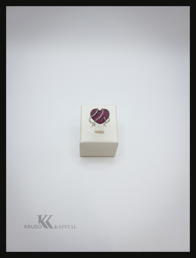 Anello oro diamanti pietre 