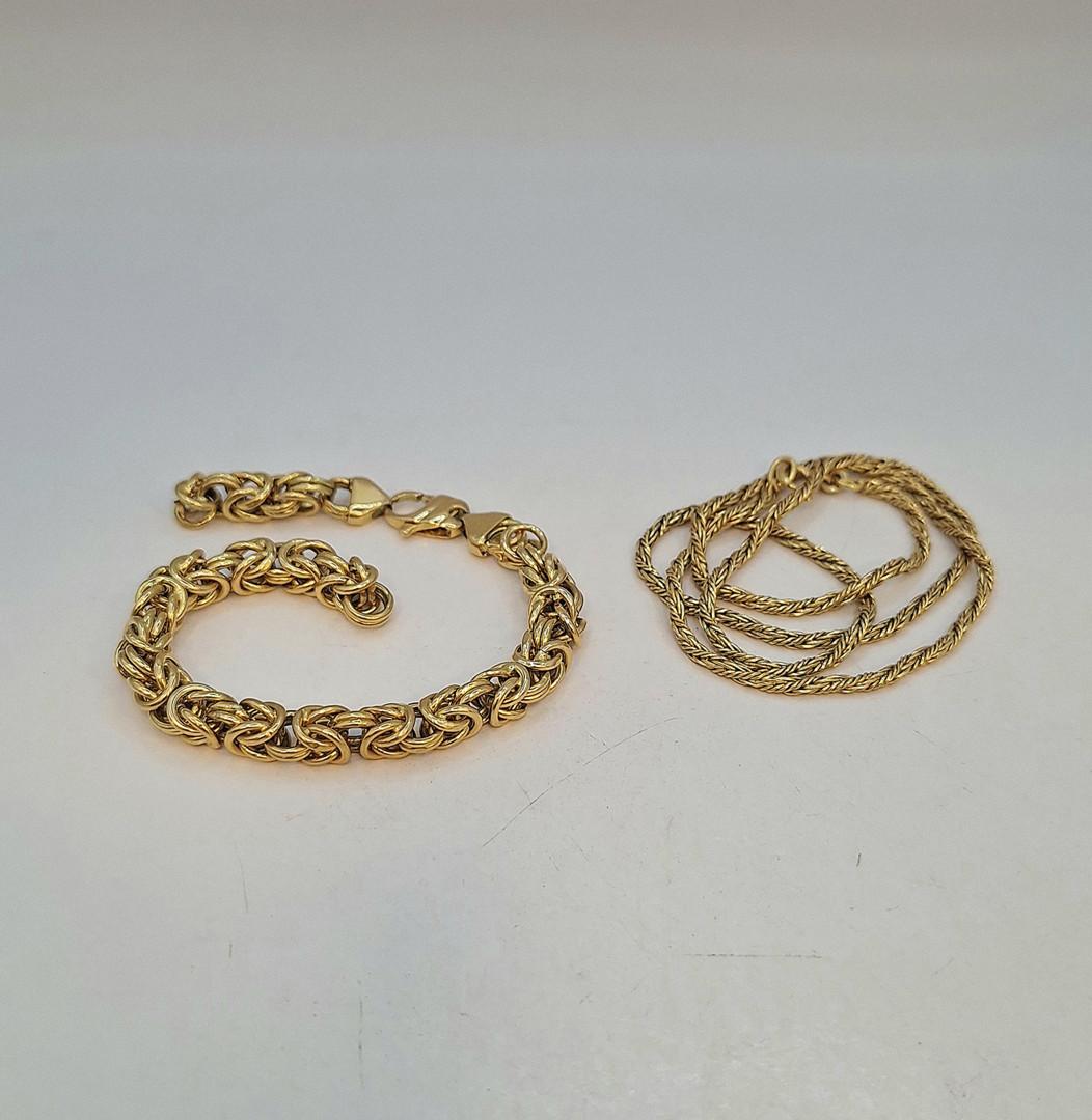 Catena e bracciale oro 