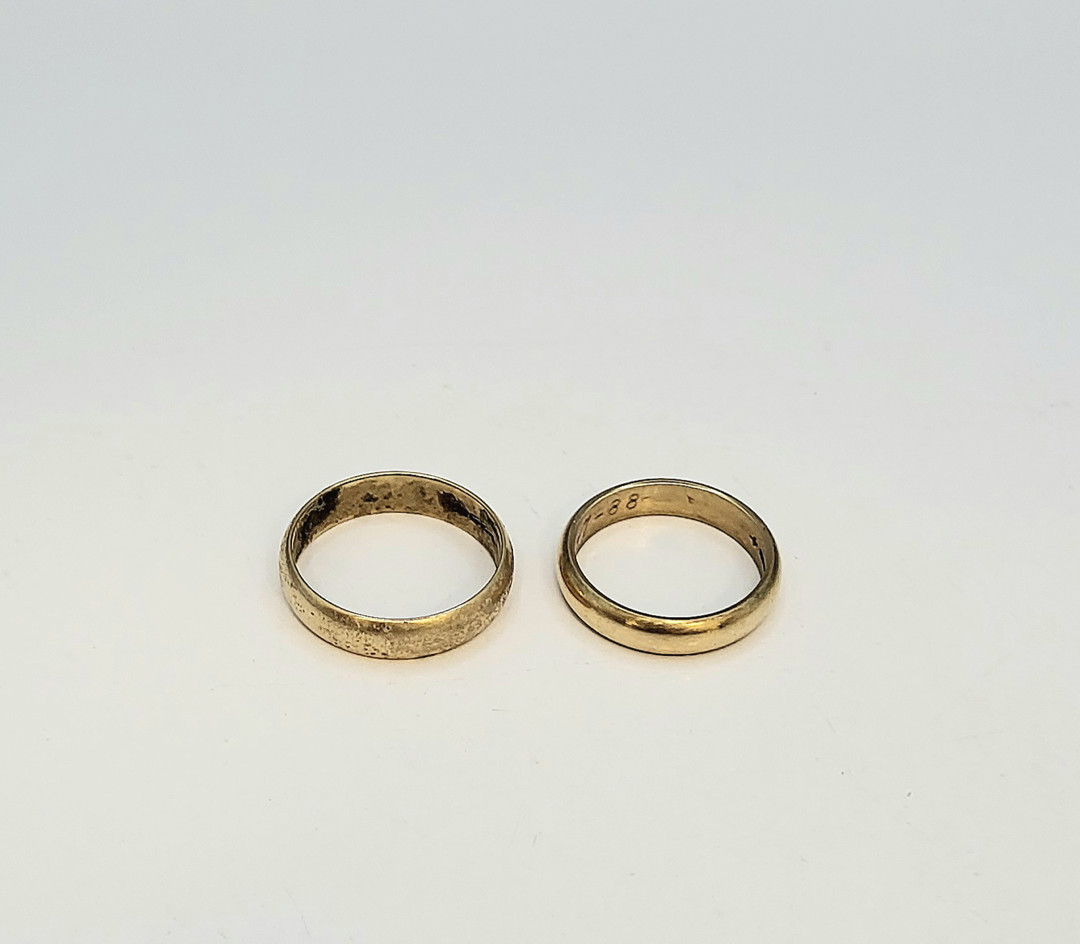 Due anelli oro