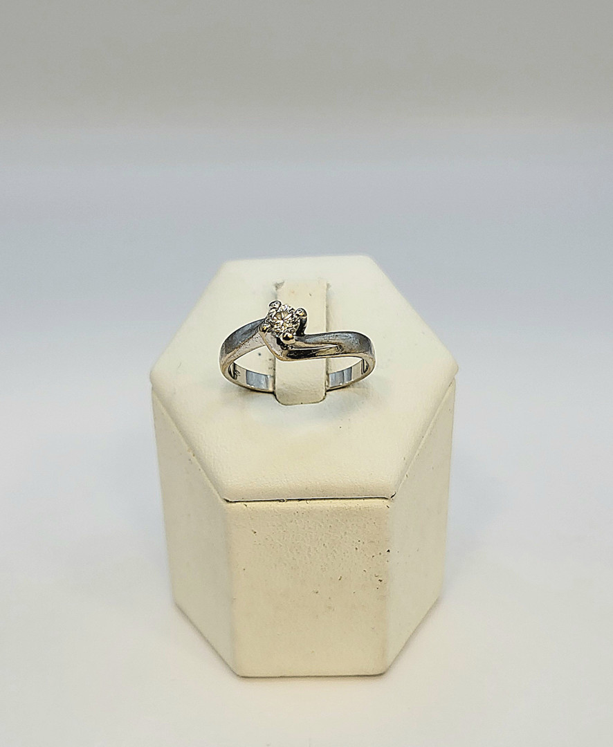 Anello oro diamante