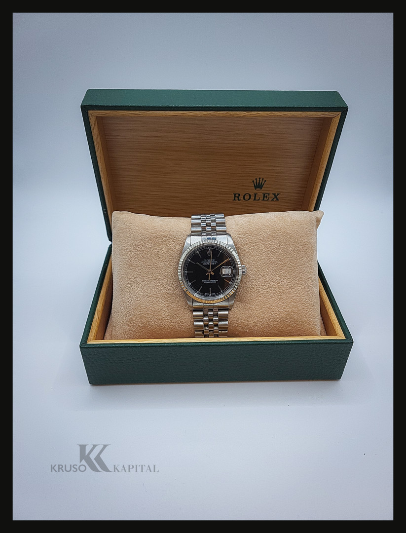 Orologio Rolex Datejust acciaio ghiera oro 