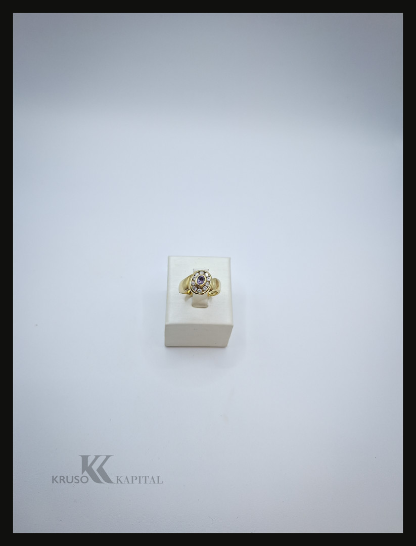 Anello oro pietre