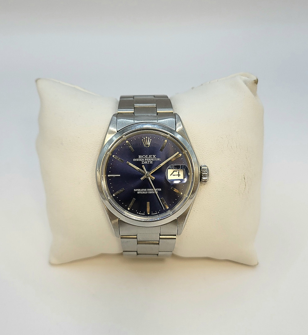 Orologio acciaio Rolex Date 