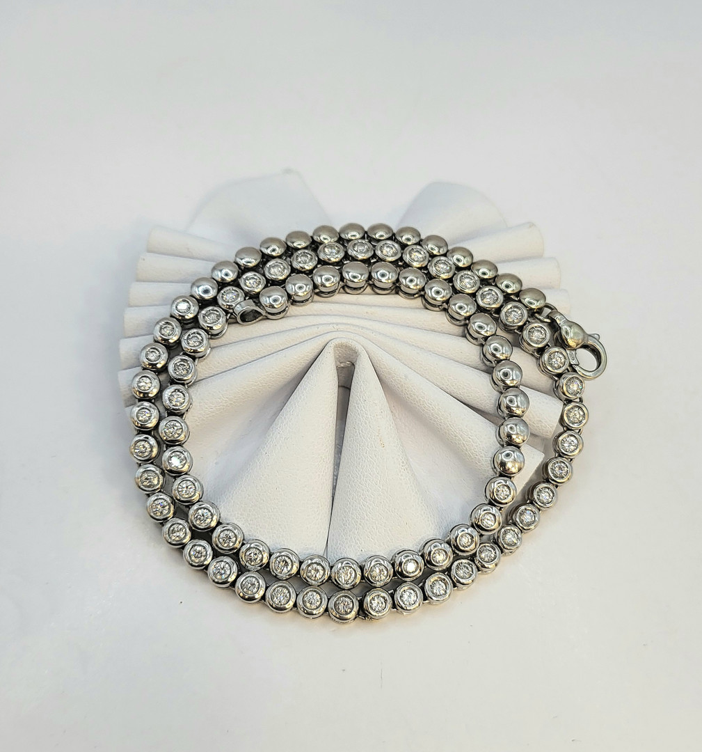 Collana oro diamanti
