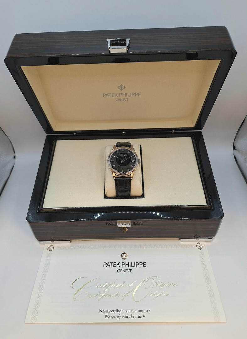 Orologio e fibbia oro Patek Philippe Calatrava scatola e garanzia a corredo