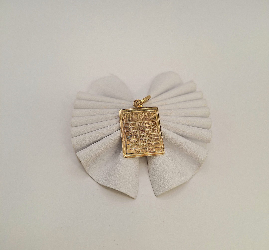 Ciondolo oro diamantino