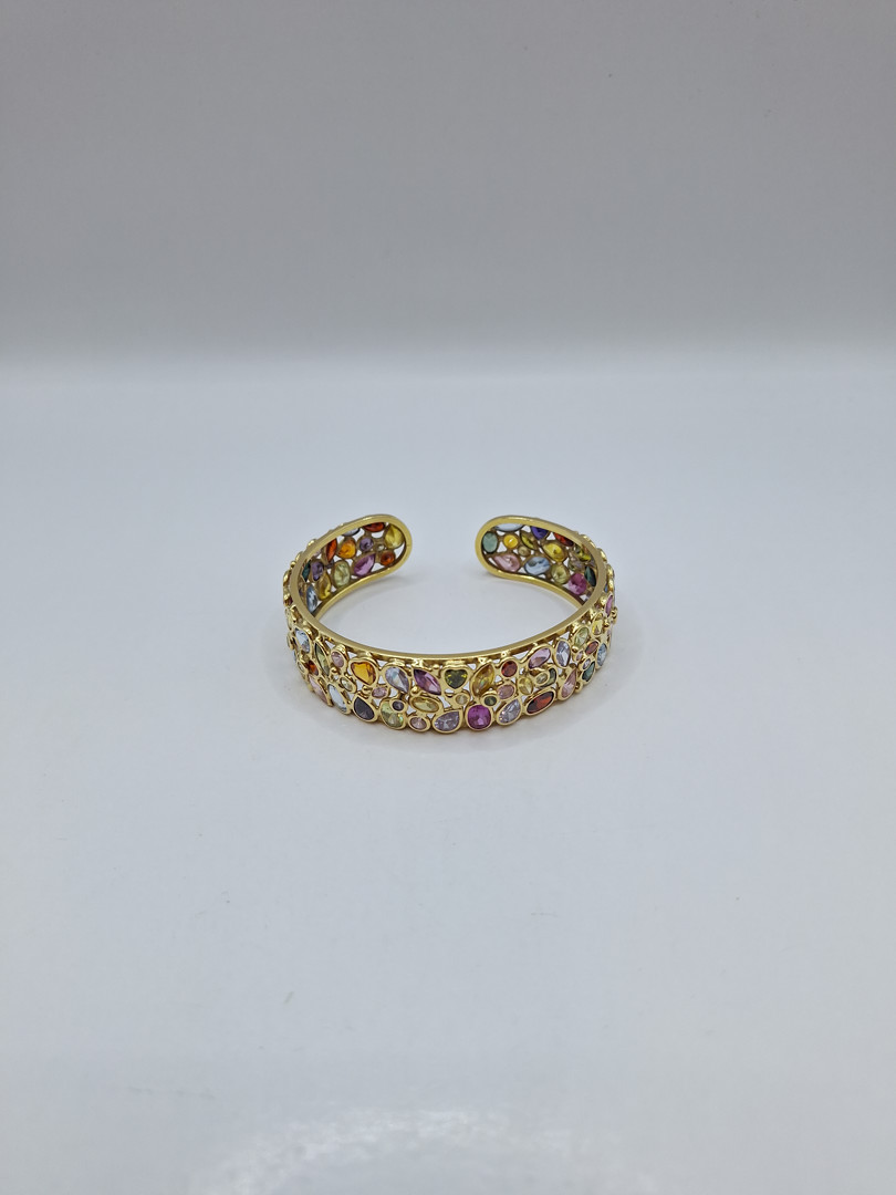 Bracciale oro pietre 