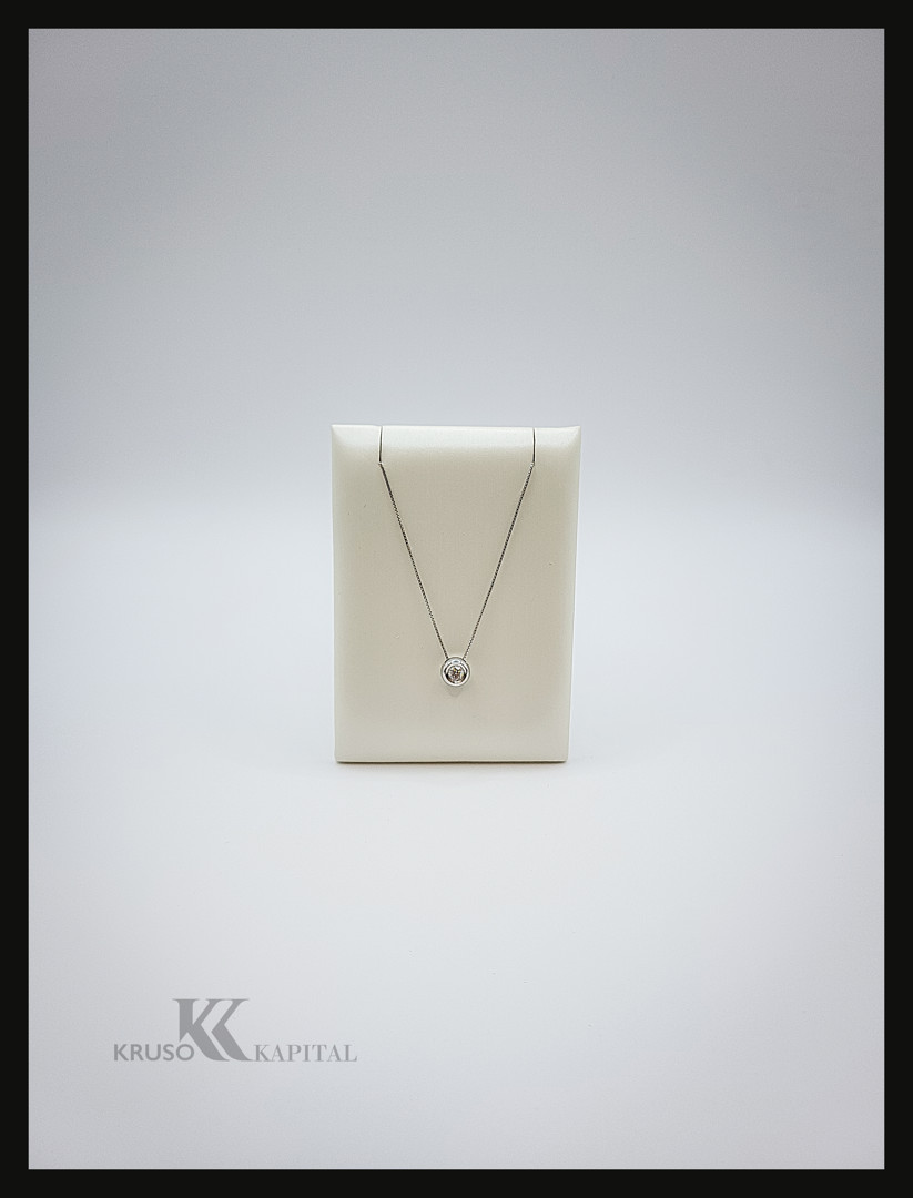 Catenina con ciondolo oro con diamante