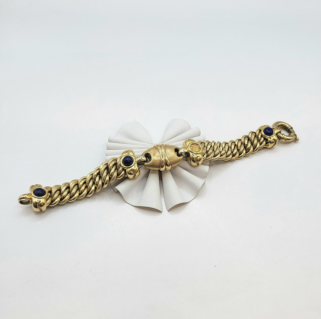 Bracciale oro pietre