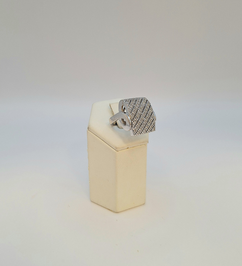 Anello oro diamantini 
